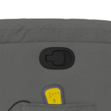 Massage Recliner Chair Dark Grey Fabric - Extra Image