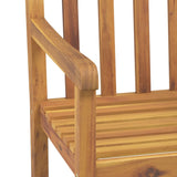 Garden Chairs 6 pcs 56x55.5x90 cm Solid Wood Acacia - Close-Up Angle