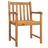 Garden Chairs 8 pcs 56x55.5x90 cm Solid Wood Acacia - Side View