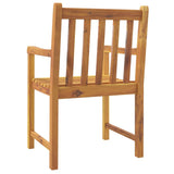 Garden Chairs 8 pcs 56x55.5x90 cm Solid Wood Acacia - Rear View