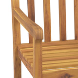 Garden Chairs 8 pcs 56x55.5x90 cm Solid Wood Acacia - Close-Up Angle