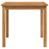 5 Piece Garden Dining Set Solid Wood Acacia - Close-Up Angle