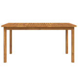 7 Piece Garden Dining Set Solid Wood Acacia