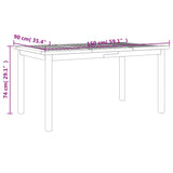 7 Piece Garden Dining Set Solid Wood Acacia - Extra Image