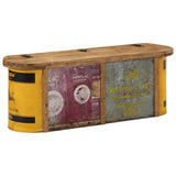 Storage Bench/Sideboard 120x30x40 cm Solid Wood Reclaimed - Extra Image