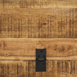 Storage Bench/Sideboard 120x30x40 cm Solid Wood Reclaimed - Low Angle