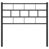 Metal Replace Headboard Black 107 cm