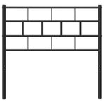 Metal Replace Headboard Black 107 cm