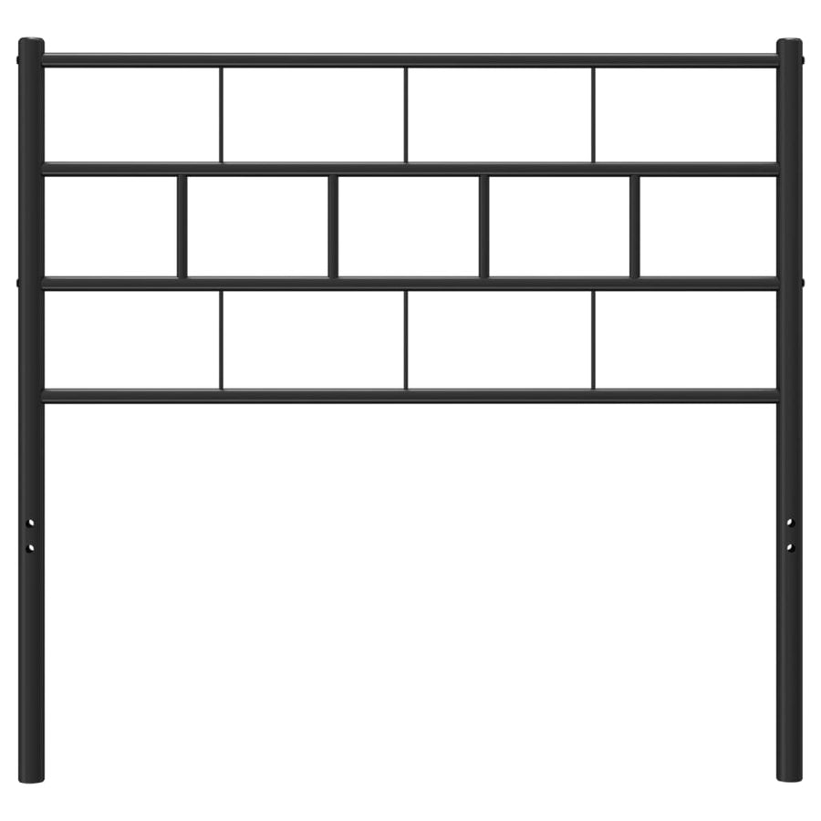 Metal Replace Headboard Black 107 cm