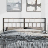 Metal Replace Headboard Black 135 cm