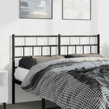 Metal Replace Headboard Black 135 cm