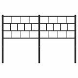 Metal Replace Headboard Black 150 cm