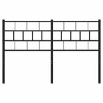 Metal Replace Headboard Black 150 cm