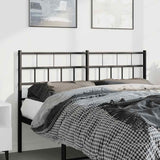 Metal Replace Headboard Black 150 cm