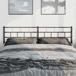 Metal Replace Headboard Black 180 cm