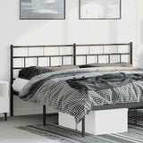 Metal Replace Headboard Black 180 cm