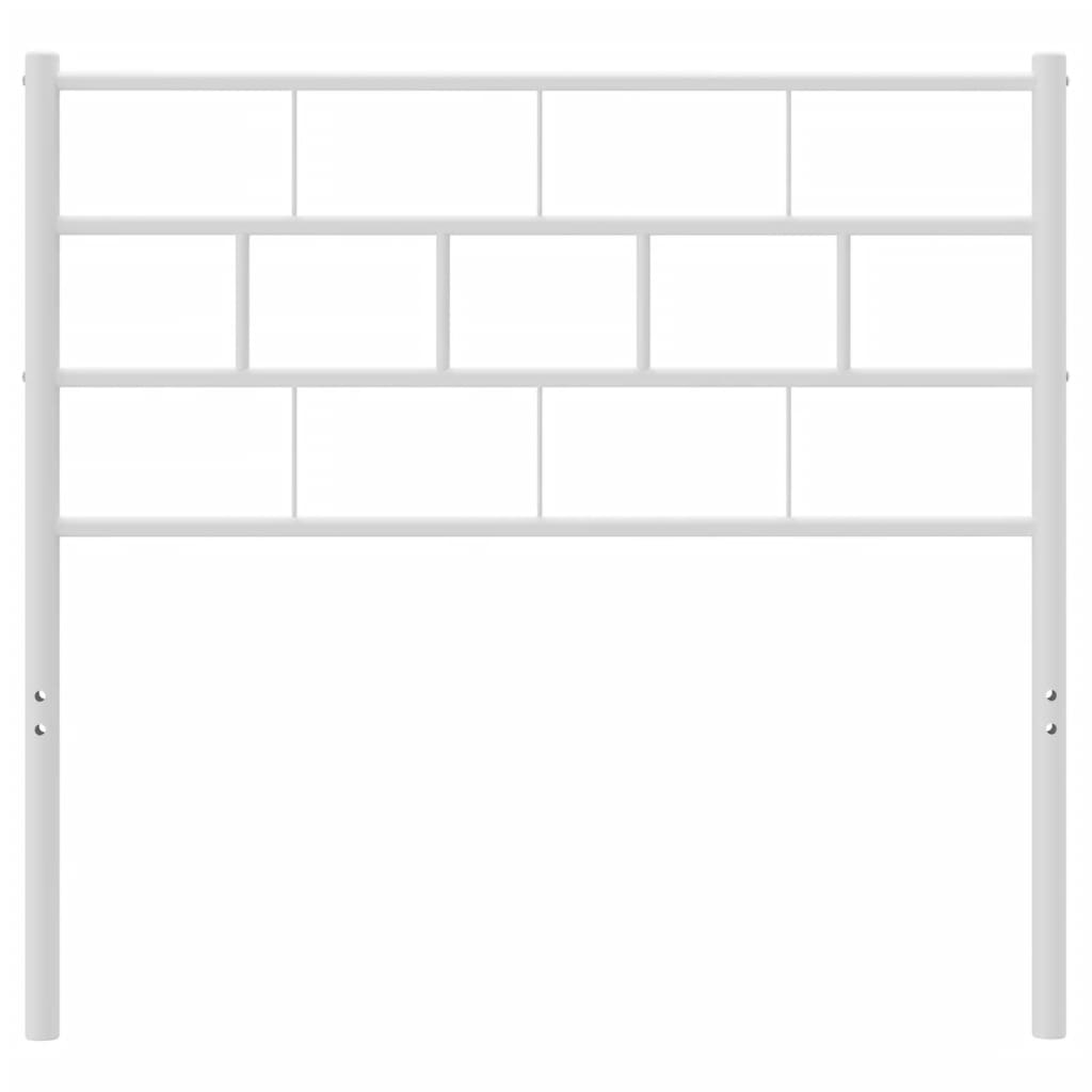 Metal Replace Headboard White 90 cm
