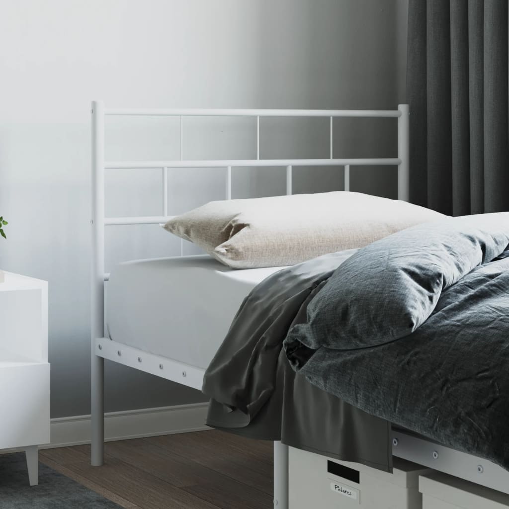 Metal Replace Headboard White 90 cm