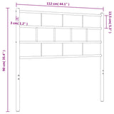 Metal Replace Headboard White 107 cm