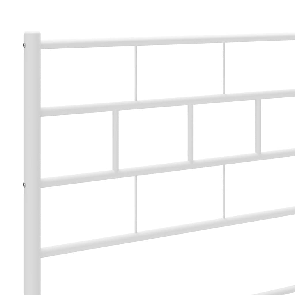 Metal Replace Headboard White 135 cm