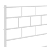 Metal Replace Headboard White 135 cm