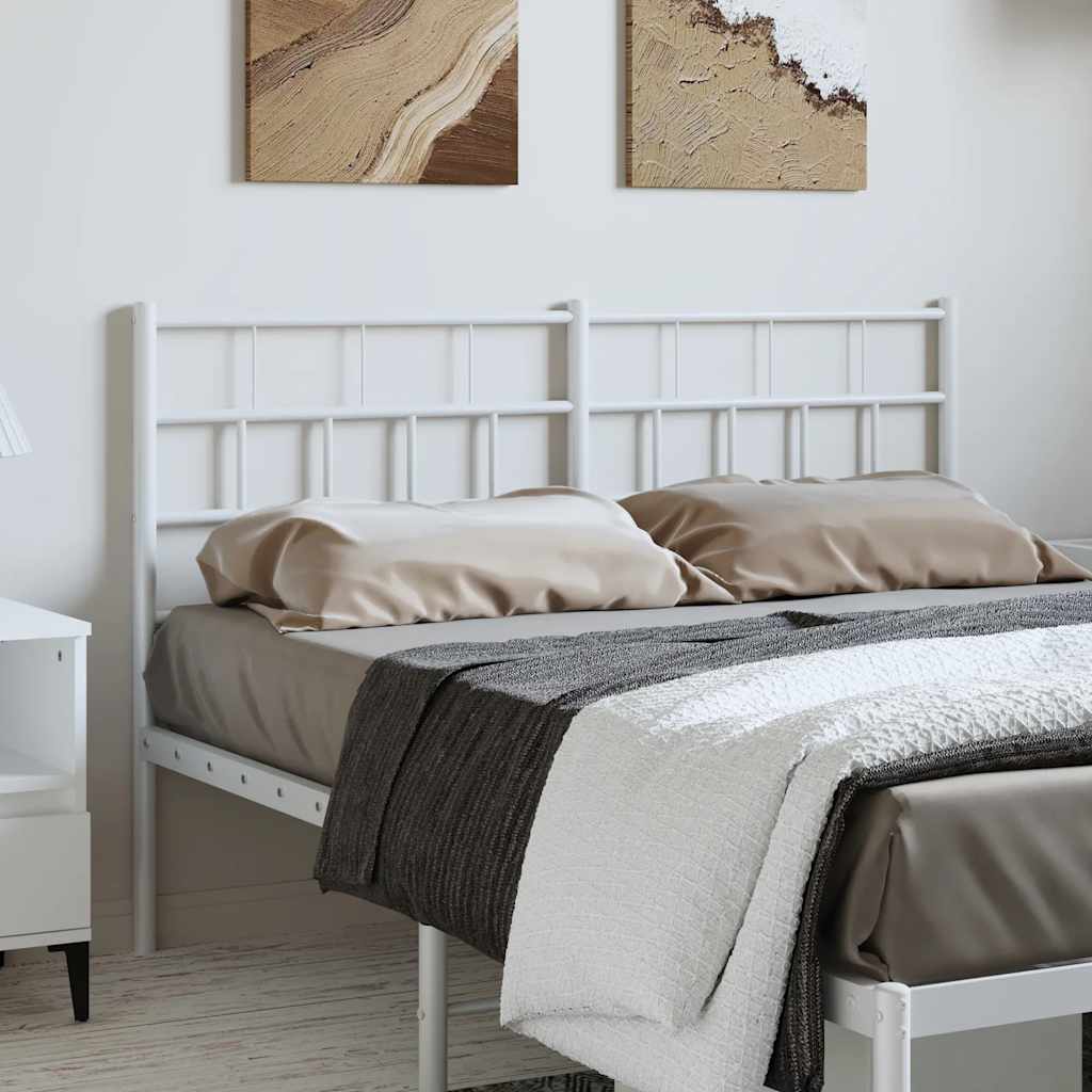 Metal Replace Headboard White 135 cm