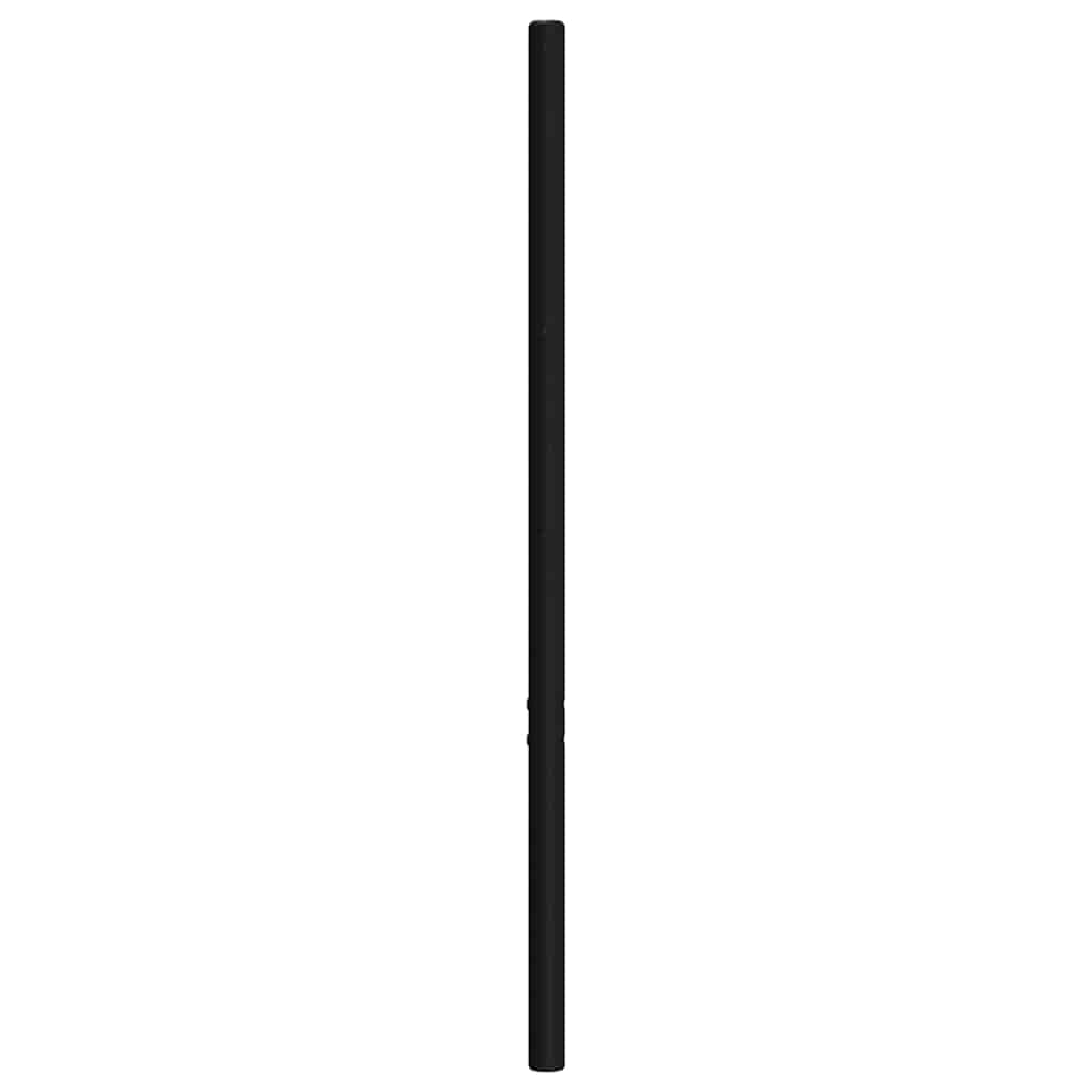 Metal Replace Headboard Black 135 cm