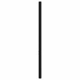 Metal Headboard Black 152 cm Queen - 45-Degree Angle