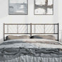 Metal Replace Headboard Black 150 cm