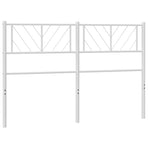 Metal Replace Headboard White 150 cm