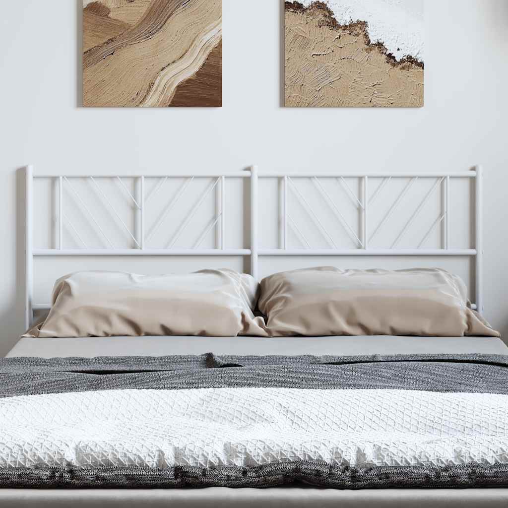 Metal Replace Headboard White 150 cm