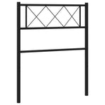 Metal Replace Headboard Black 107 cm