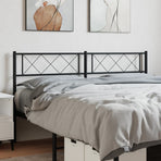 Metal Replace Headboard Black 150 cm