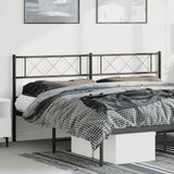 Metal Replace Headboard Black 180 cm