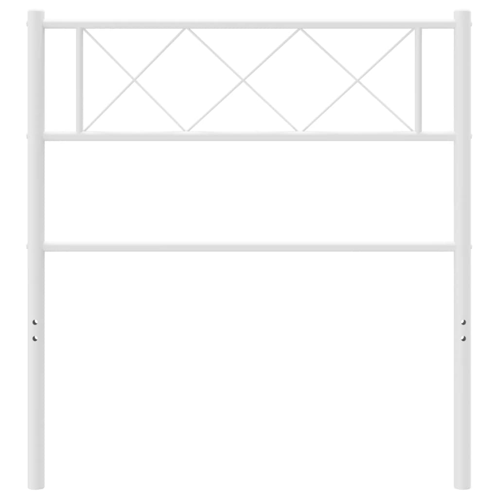 Metal Replace Headboard White 90 cm