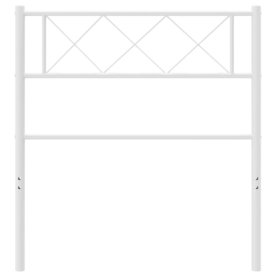 Metal Replace Headboard White 90 cm