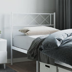 Metal Replace Headboard White 90 cm