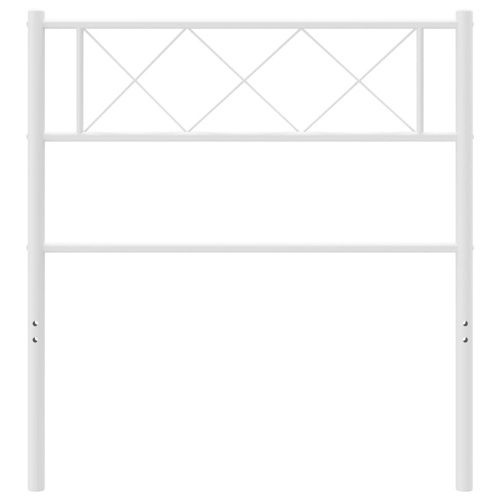 Metal Replace Headboard White 107 cm