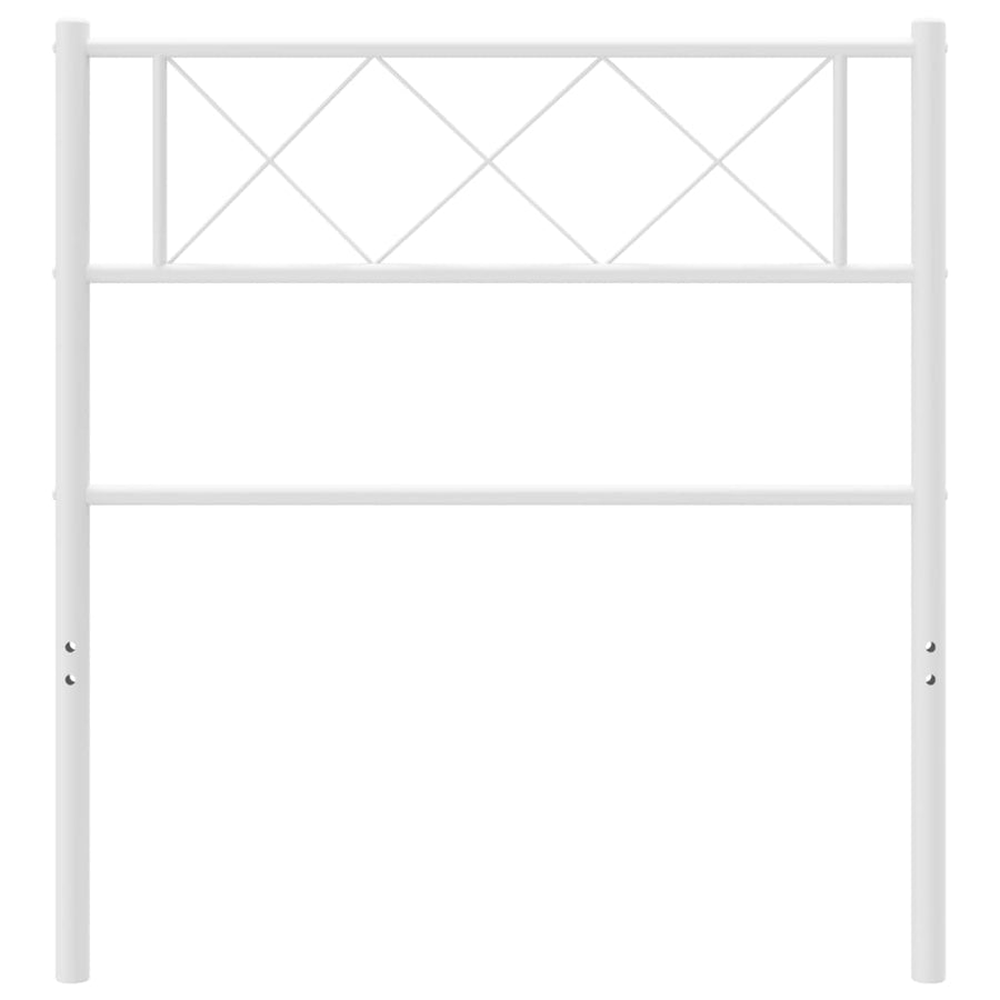 Metal Replace Headboard White 107 cm