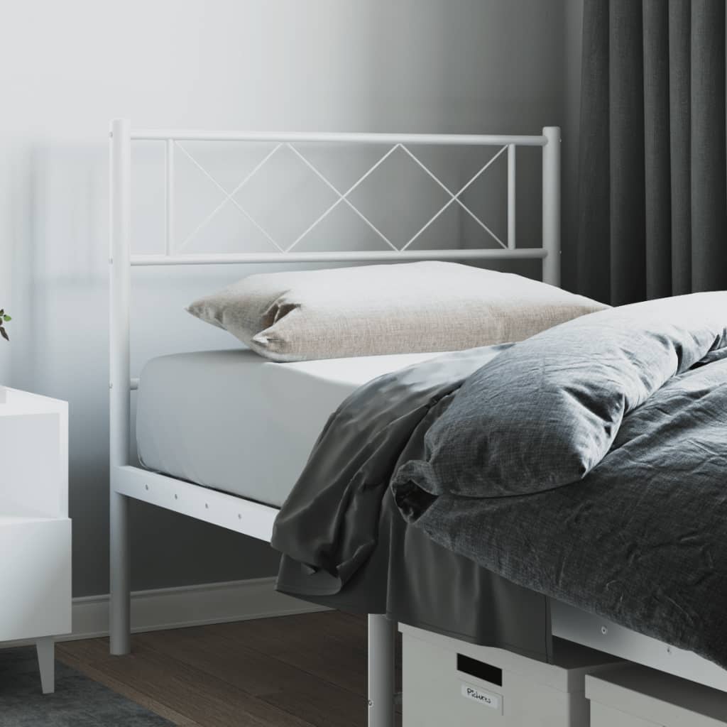 Metal Replace Headboard White 107 cm