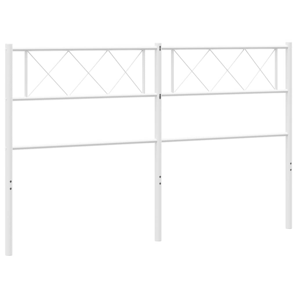 Metal Replace Headboard White 135 cm