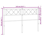 Metal Replace Headboard White 135 cm
