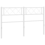 Metal Replace Headboard White 150 cm