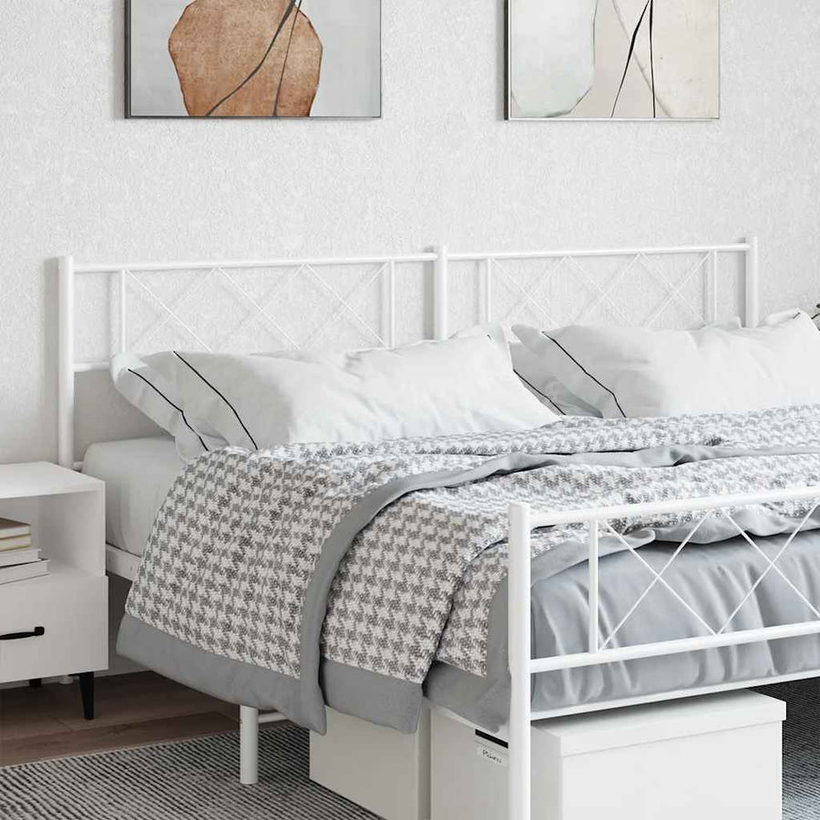 Metal Replace Headboard White 180 cm
