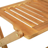 3 Piece Folding Garden Dining Set Solid Wood Acacia - Extra Image