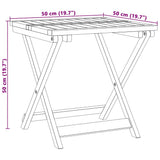 3 Piece Folding Garden Dining Set Solid Wood Acacia