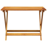 5 Piece Folding Garden Dining Set Solid Wood Acacia