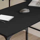 Desk Black 139x139x75 cm Engineered Wood