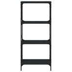 Bookcase 4-Tier Black 59x35x132 cm Engineered Wood
