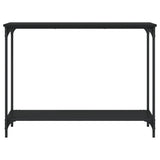 Console Table Black 101x30.5x75 cm Engineered Wood